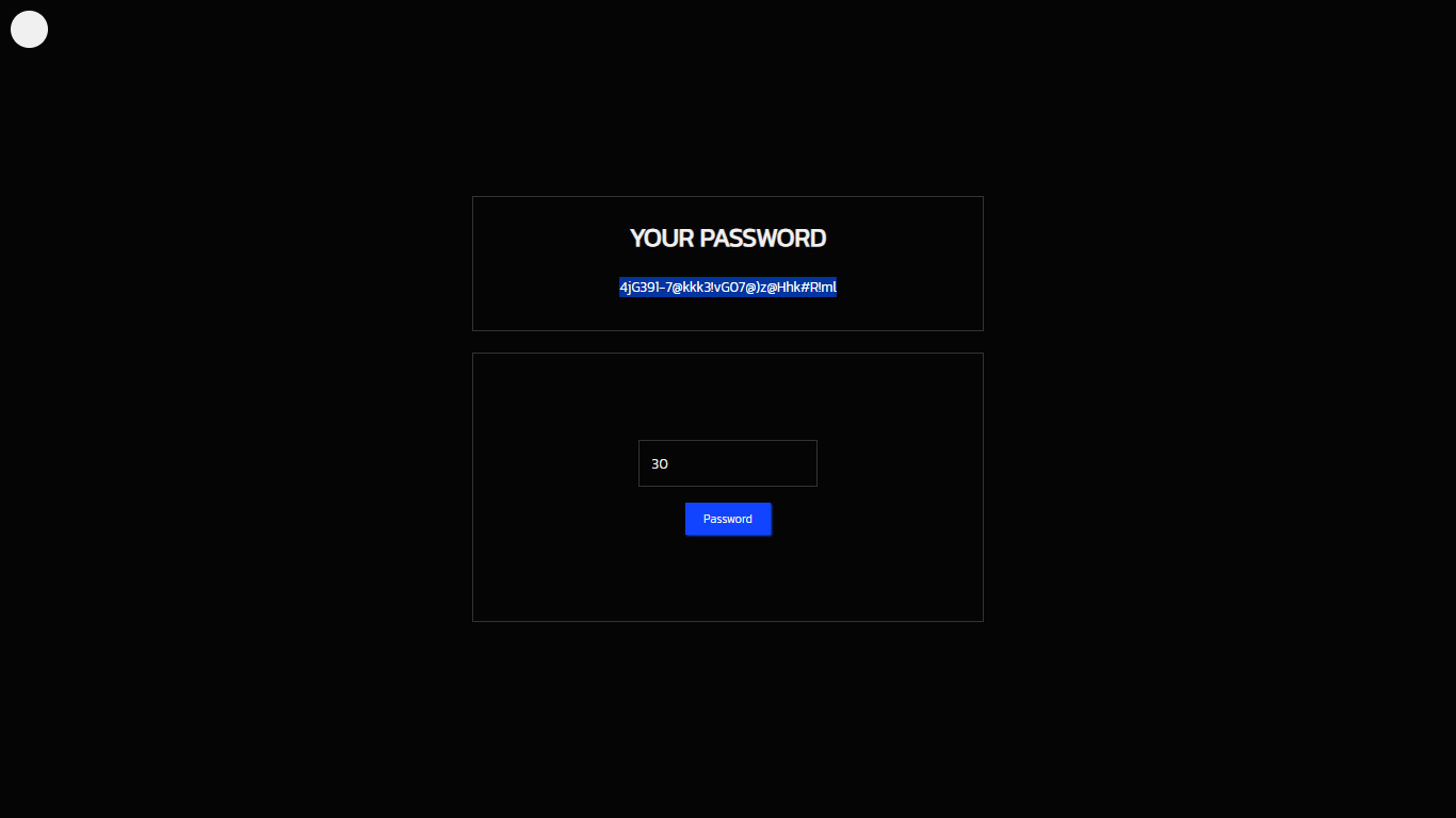 project password_generator